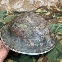 Load image into Gallery viewer, Original WW2 British Style South African Mk2 Army Combat Helmet
