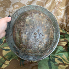 Load image into Gallery viewer, Original WW2 British Style South African Mk2 Army Combat Helmet
