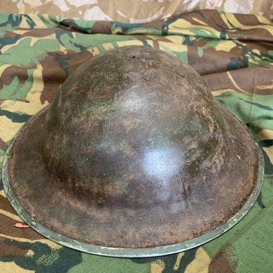 Original WW2 British Style South African Mk2 Army Combat Helmet - The Militaria Shop