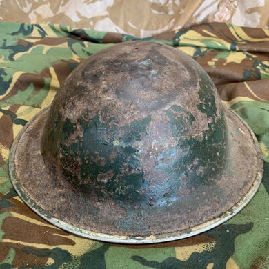 Original WW2 British Style South African Mk2 Army Combat Helmet - The Militaria Shop