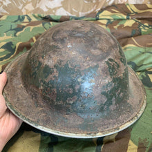 Load image into Gallery viewer, Original WW2 British Style South African Mk2 Army Combat Helmet
