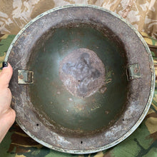 Load image into Gallery viewer, Original WW2 British Style South African Mk2 Army Combat Helmet
