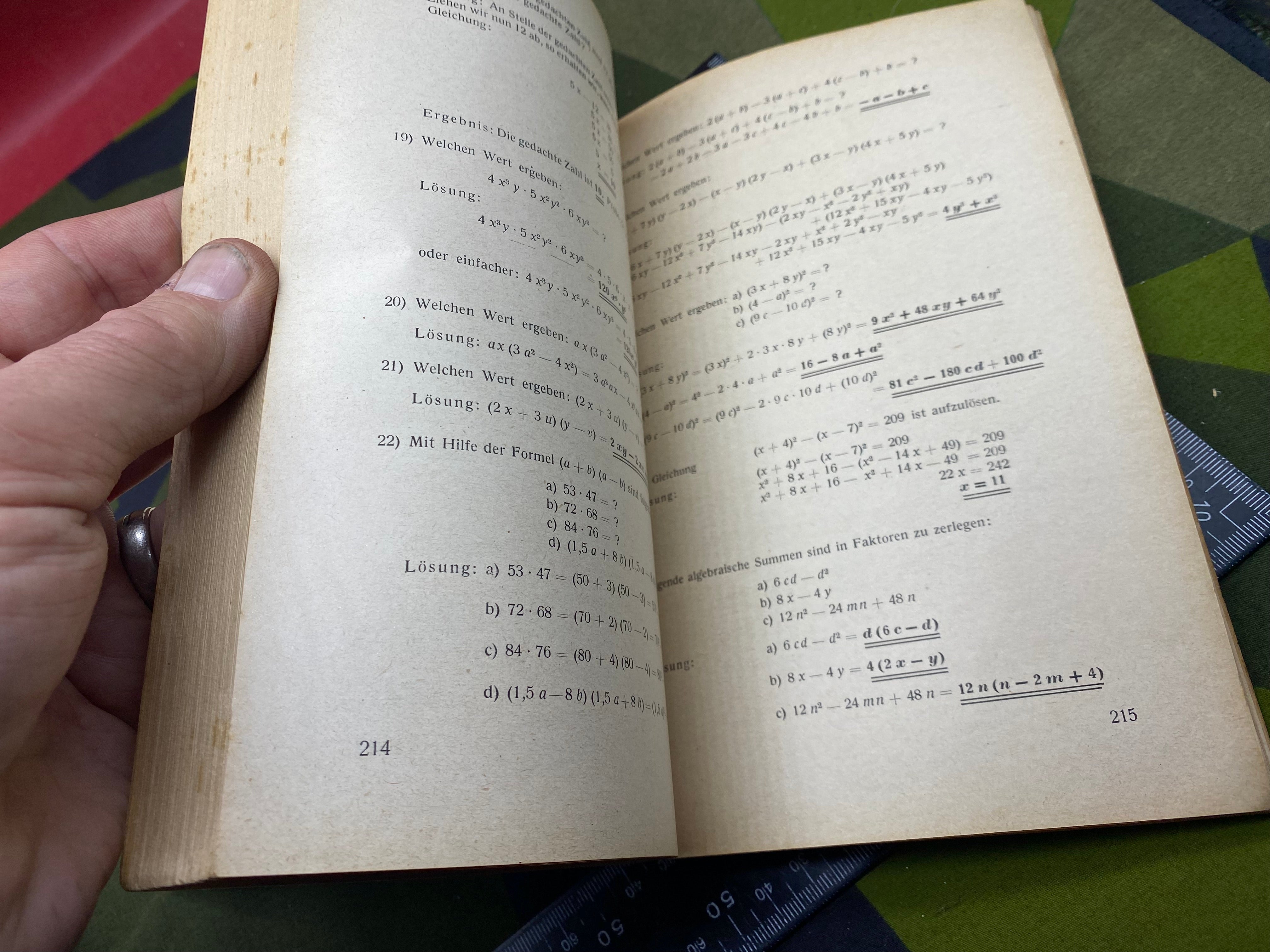 Original WW2 German Army - 1942 Dated Technical Manual for Engineering School - The Militaria Shop