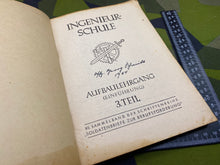 Load image into Gallery viewer, Original WW2 German Army - 1944 Dated Technical Manual 3 for Engineering School - The Militaria Shop
