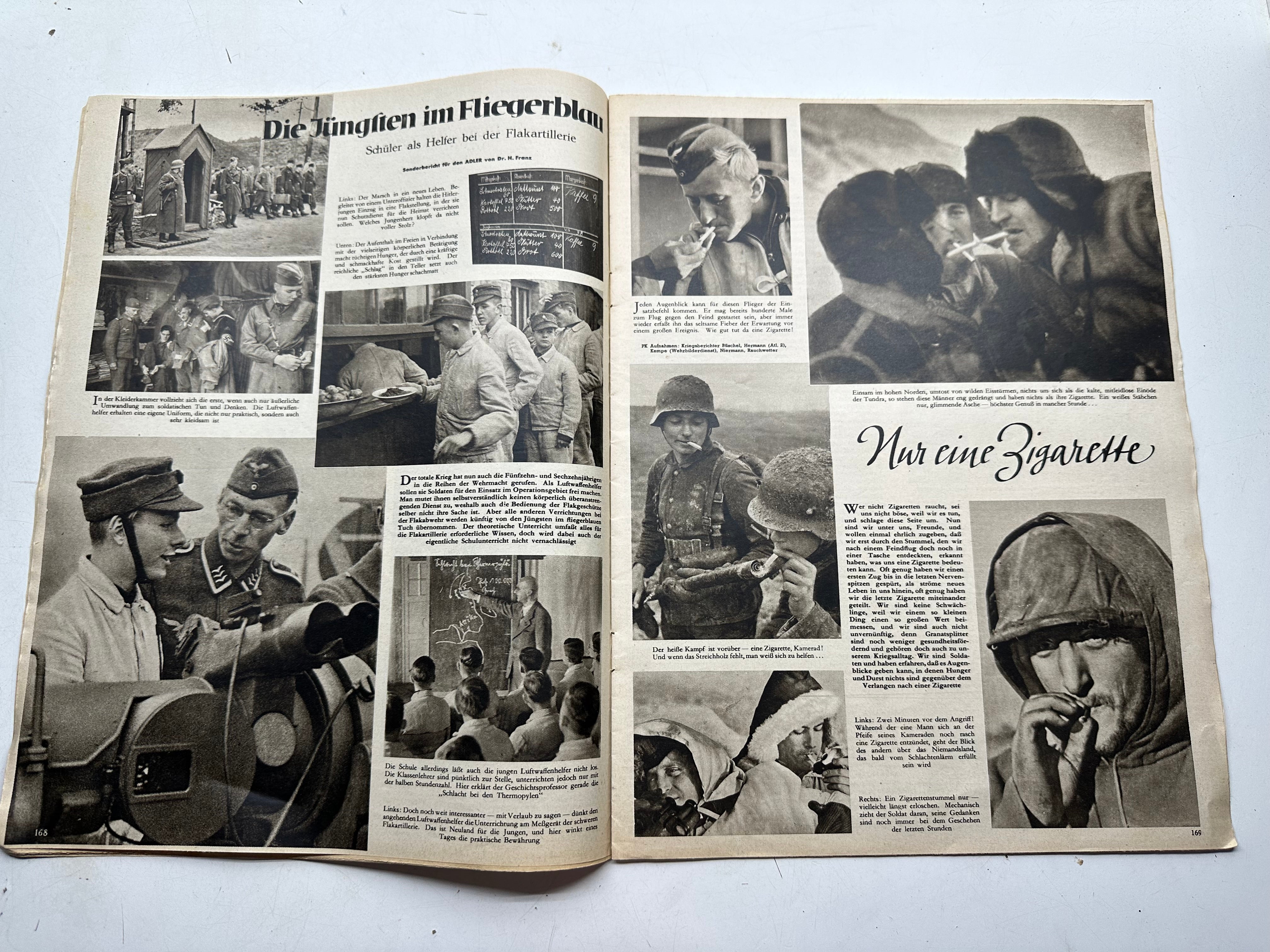 Original WW2 German Army Der Adler Propaganda Magazine - 23rd March 1943 - The Militaria Shop