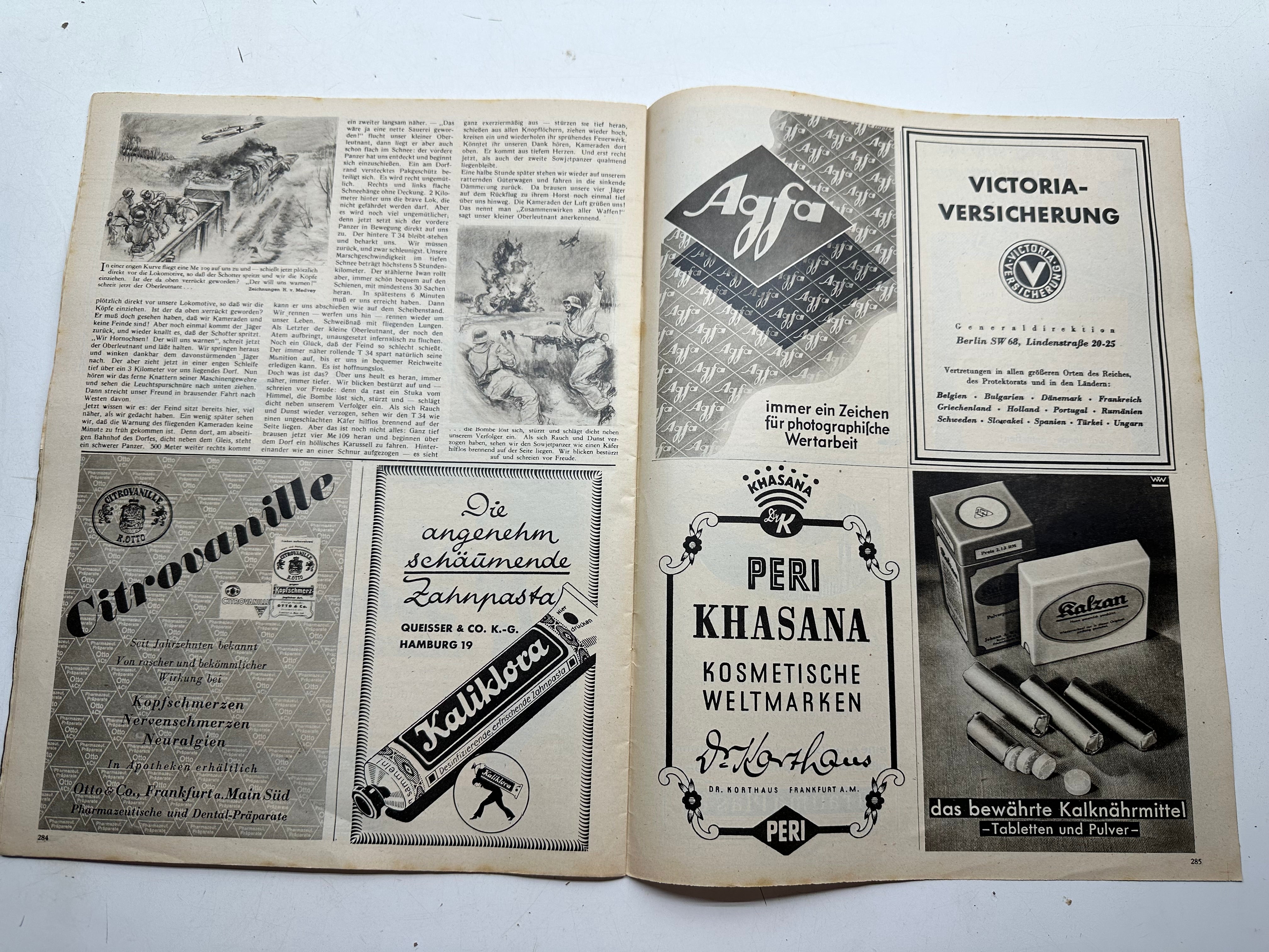 Original WW2 German Army Der Adler Propaganda Magazine - 4th May 1943 - The Militaria Shop