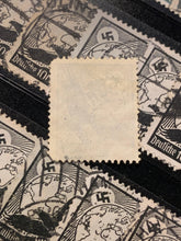 Load image into Gallery viewer, Original WW2 German Deutsche Reich 100 Luftpost Postage Stamp (Black) - The Militaria Shop
