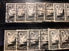 Load image into Gallery viewer, Original WW2 German Deutsche Reich 100 Luftpost Postage Stamp (Black) - The Militaria Shop
