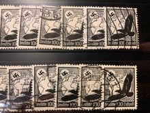 Load image into Gallery viewer, Original WW2 German Deutsche Reich 100 Luftpost Postage Stamp (Black) - The Militaria Shop
