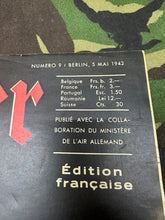 Load image into Gallery viewer, Original WW2 German Luftwaffe Der Adler Propaganda Magazine - 5th May 1942 - The Militaria Shop
