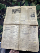 Original WW2 German Party Deutsche Zeitung Political Newspaper - 24th November 1943 - The Militaria Shop