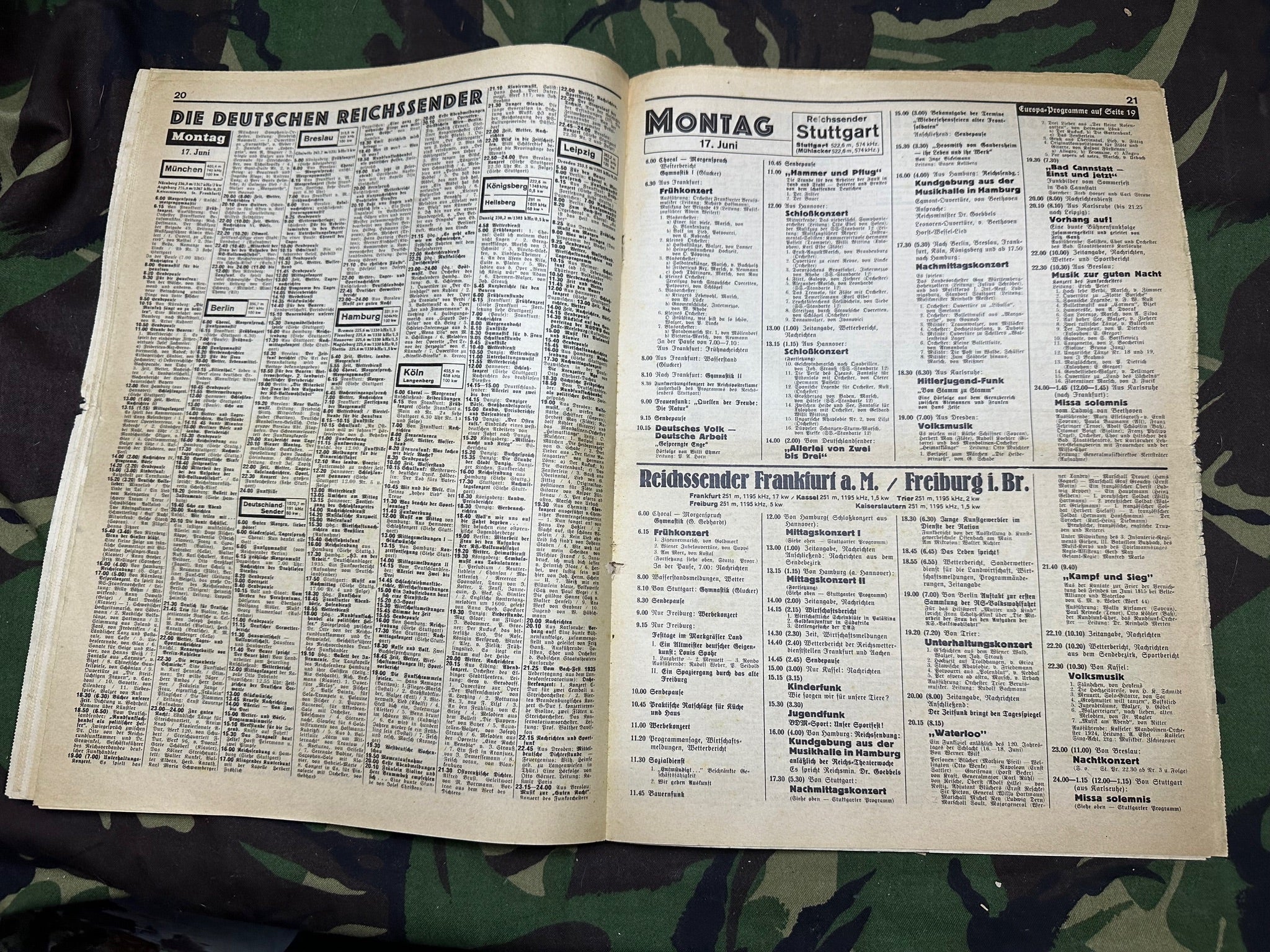Original WW2 German Radio Magazine - June 1935 - The Militaria Shop
