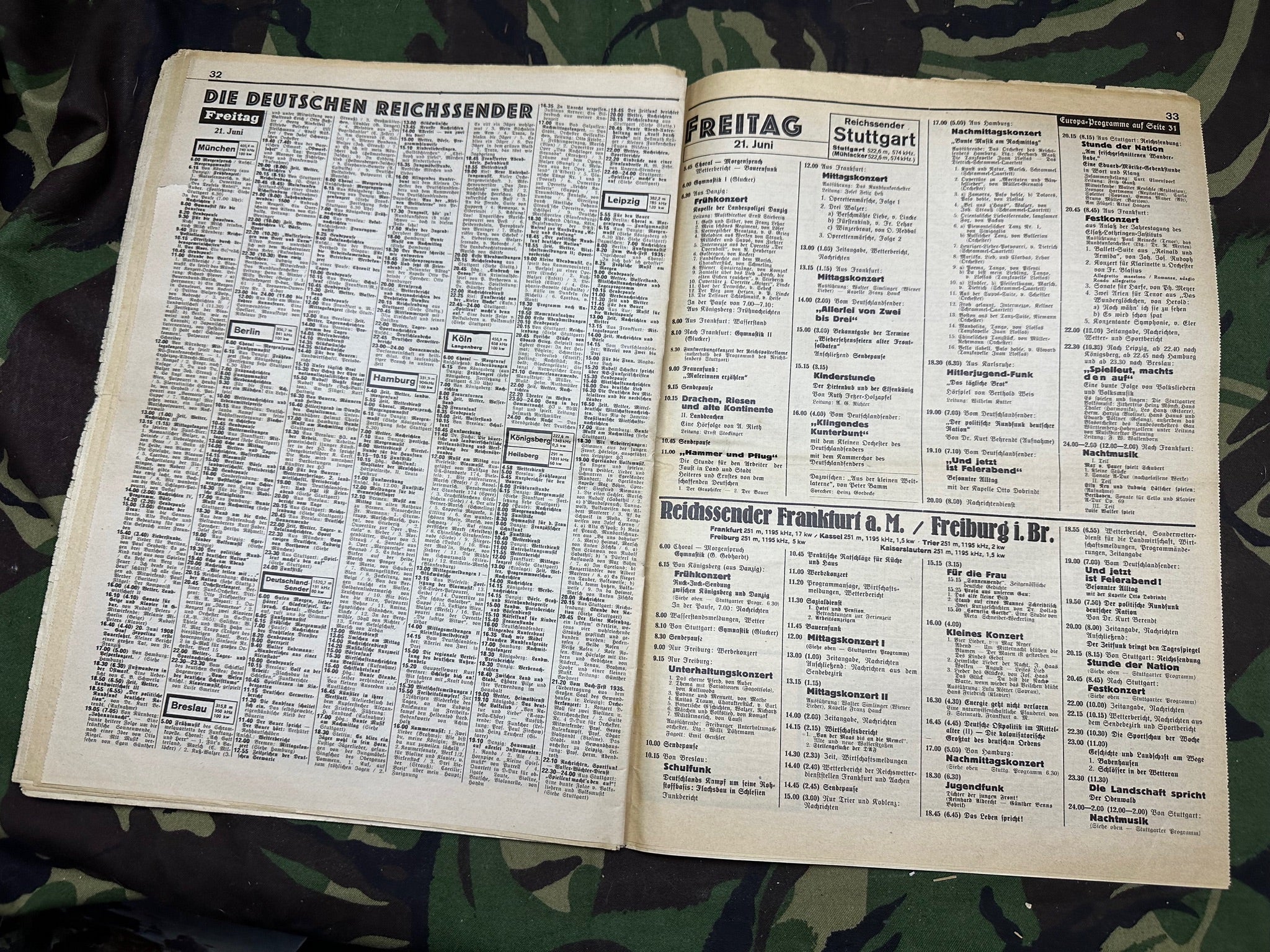 Original WW2 German Radio Magazine - June 1935 - The Militaria Shop