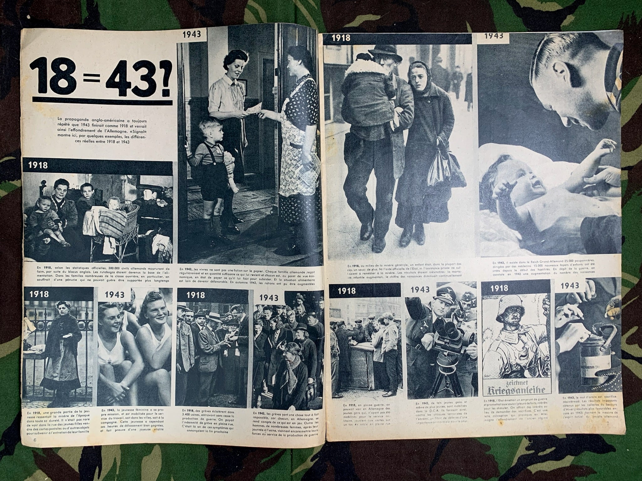 Original WW2 German Signal Magazine - December 1943 - The Militaria Shop