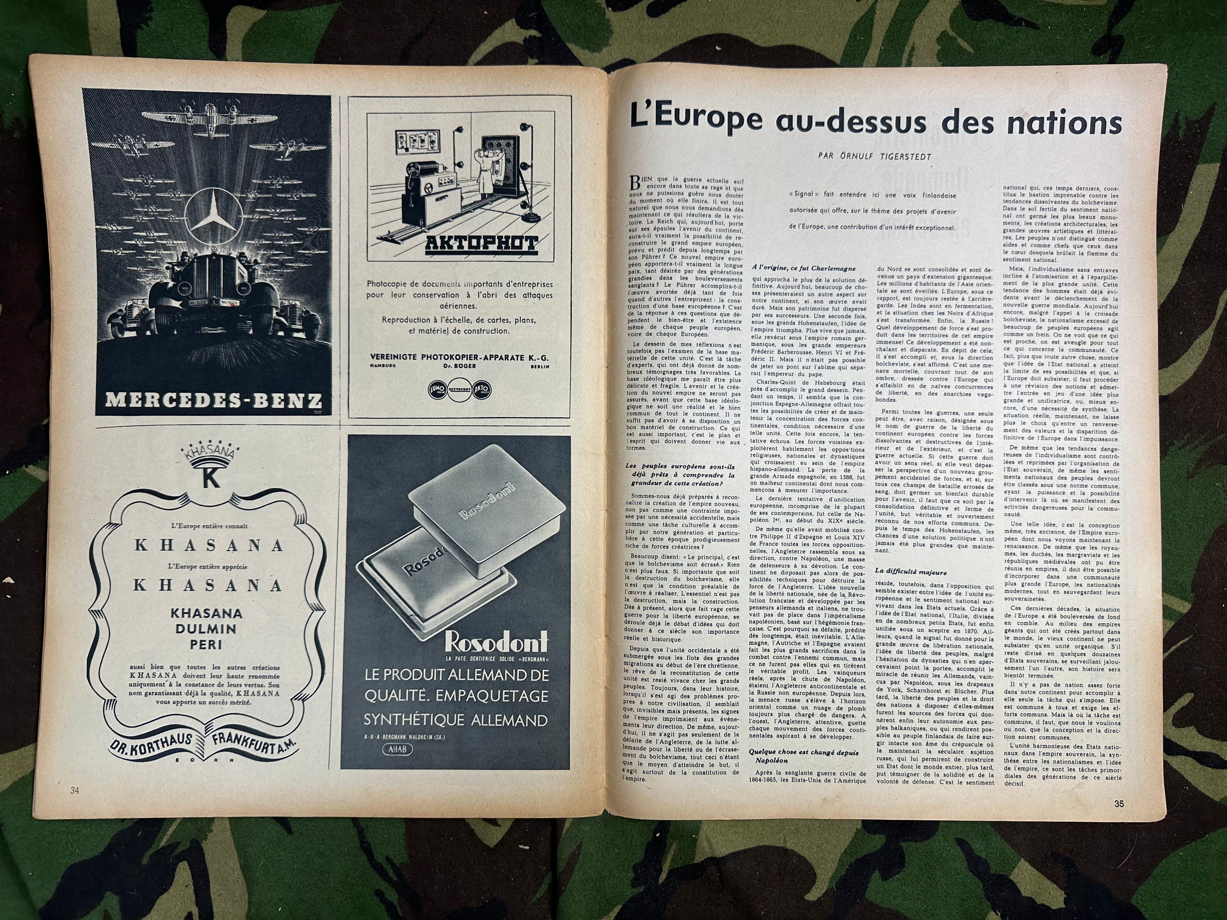 Original WW2 German Signal Magazine - February 1943 - The Militaria Shop