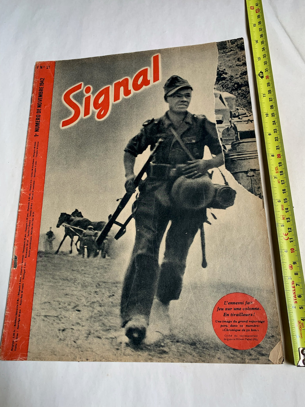 Original WW2 German Signal Magazine in French - November 1942 - The Militaria Shop