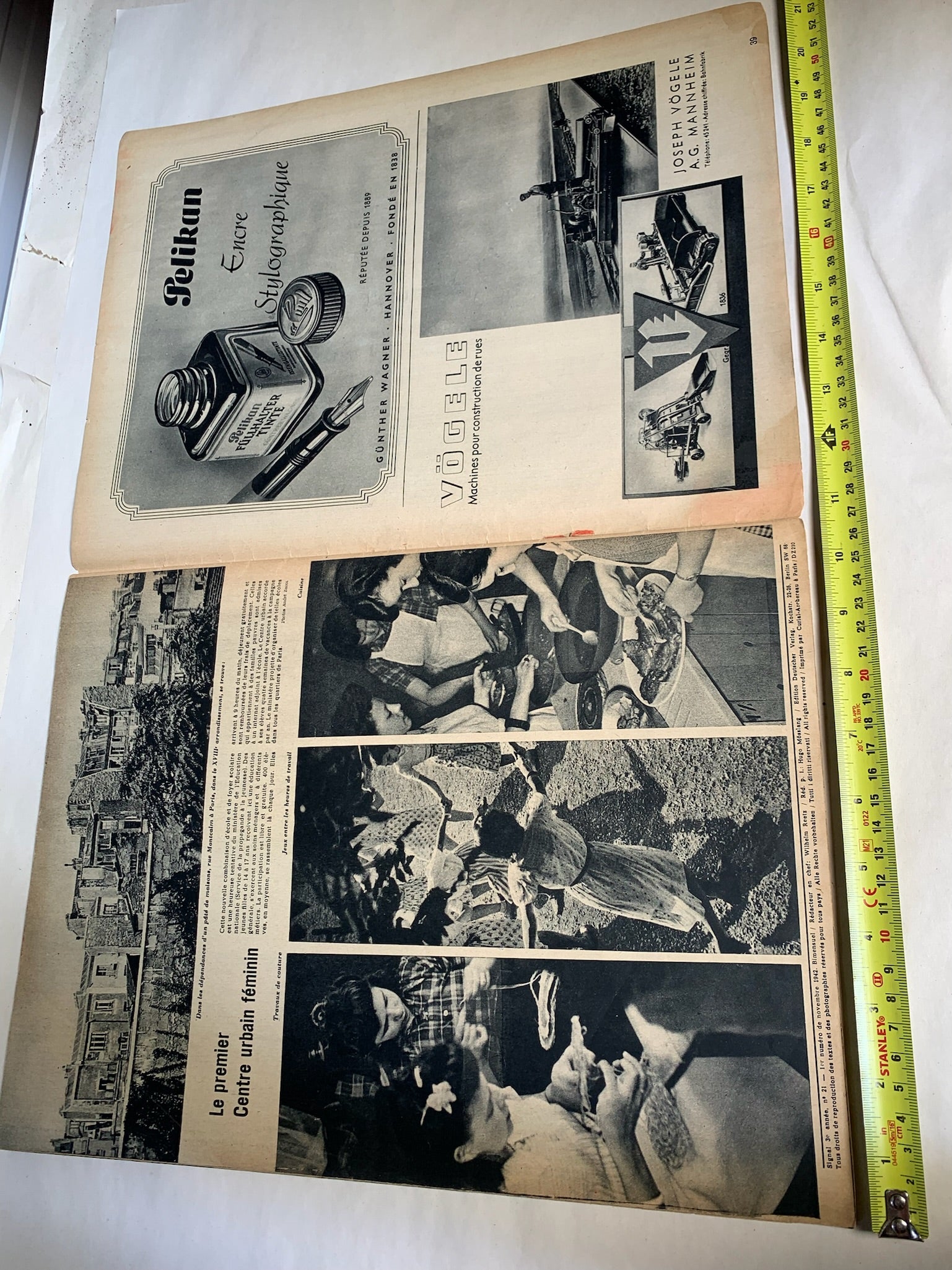 Original WW2 German Signal Magazine in French - November 1942 - The Militaria Shop