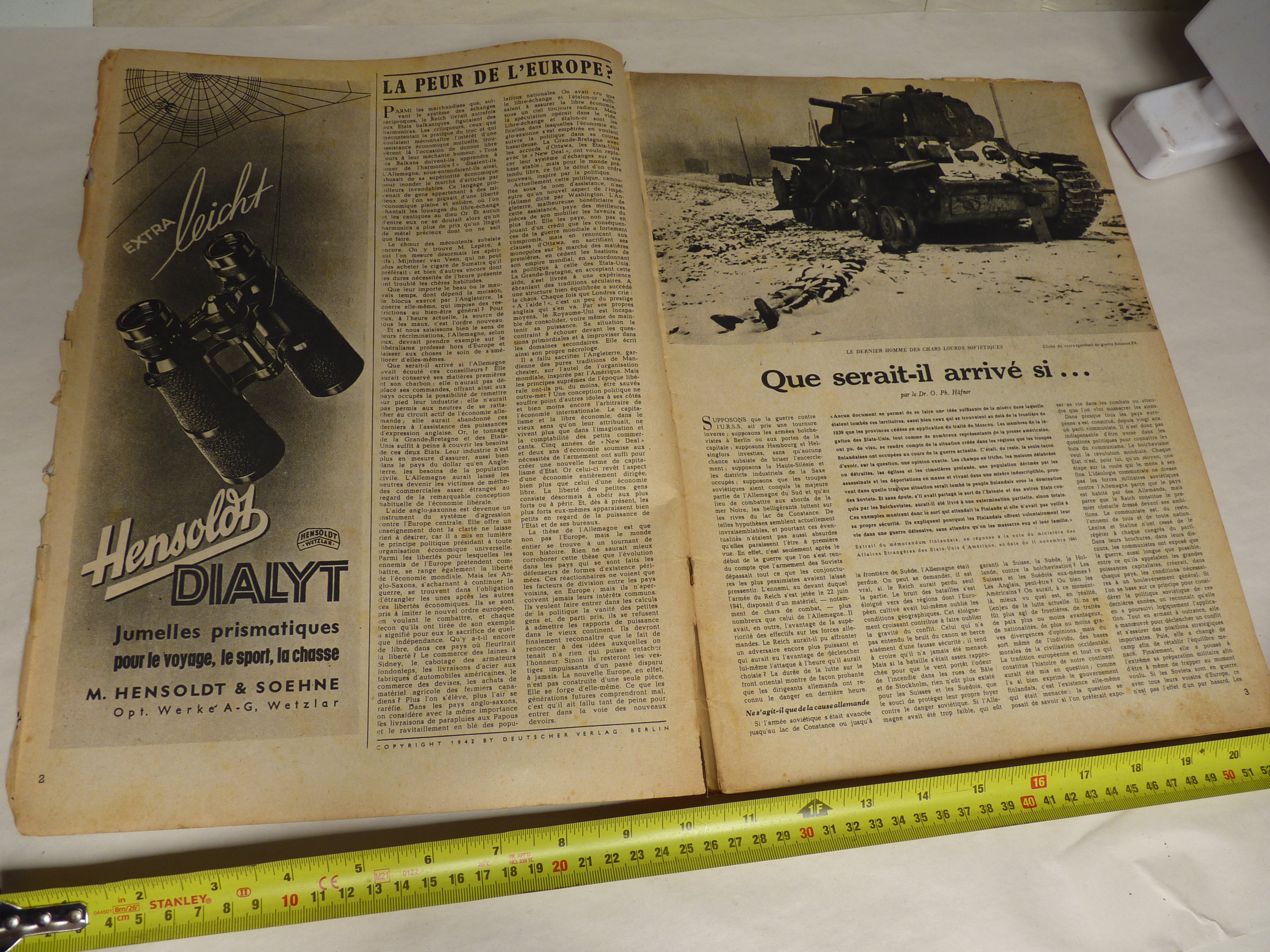 Original WW2 German Signal Magazine - January 1942 - The Militaria Shop