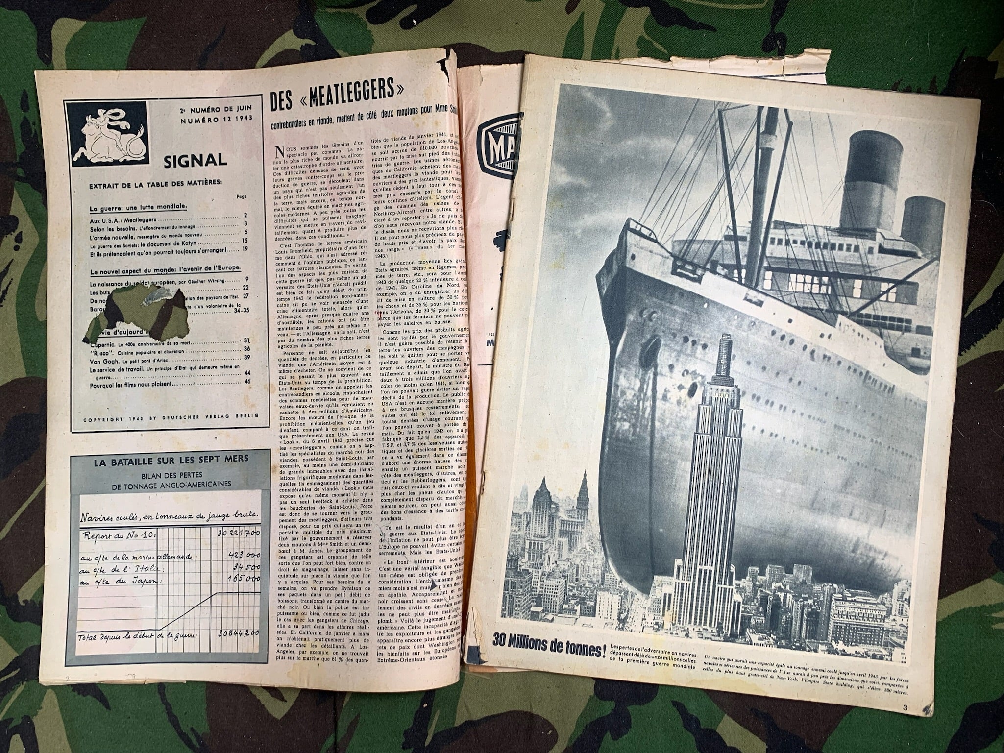 Original WW2 German Signal Magazine - June 1943 - The Militaria Shop