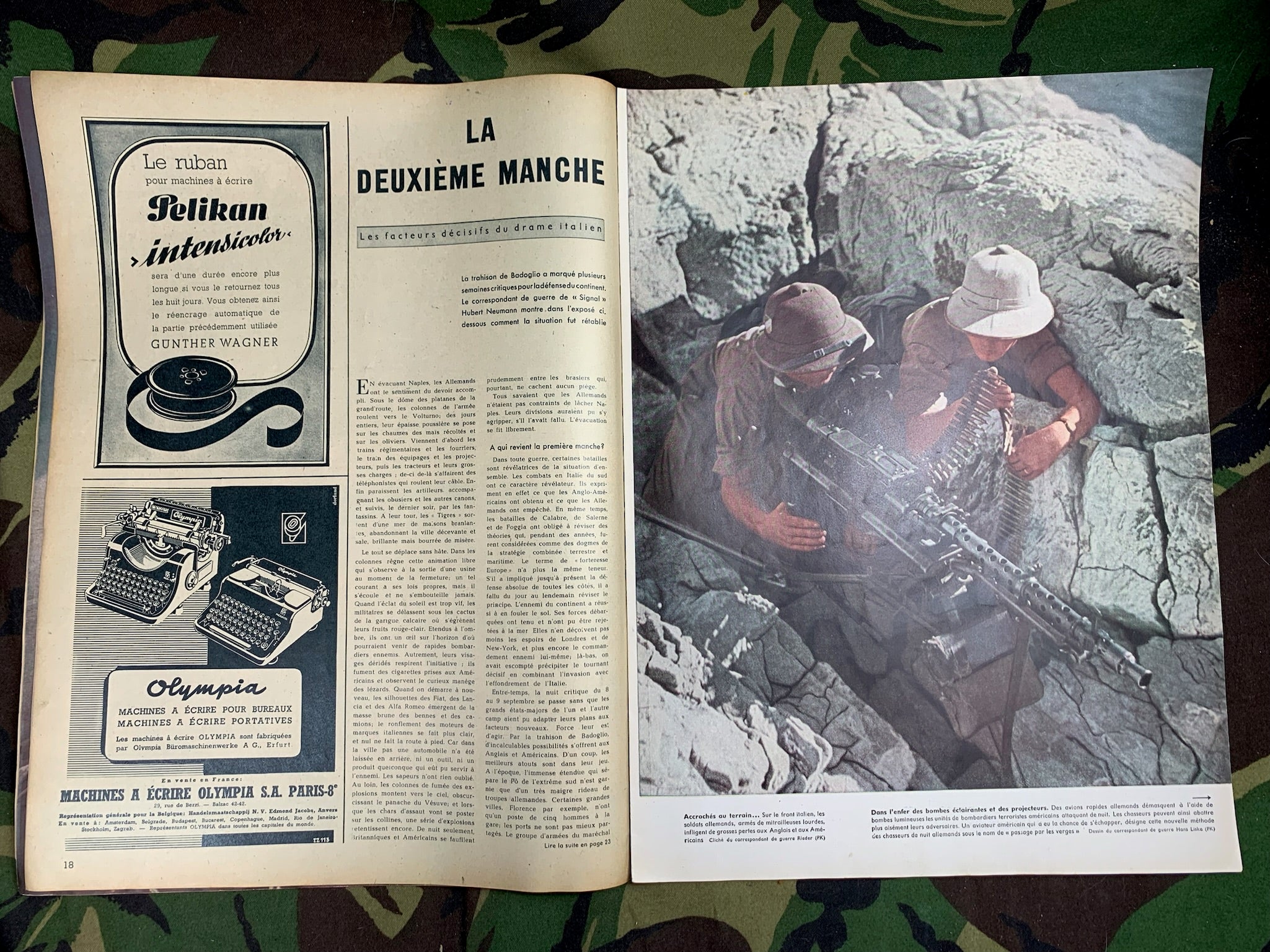 Original WW2 German Signal Magazine - No.1 1944 - The Militaria Shop