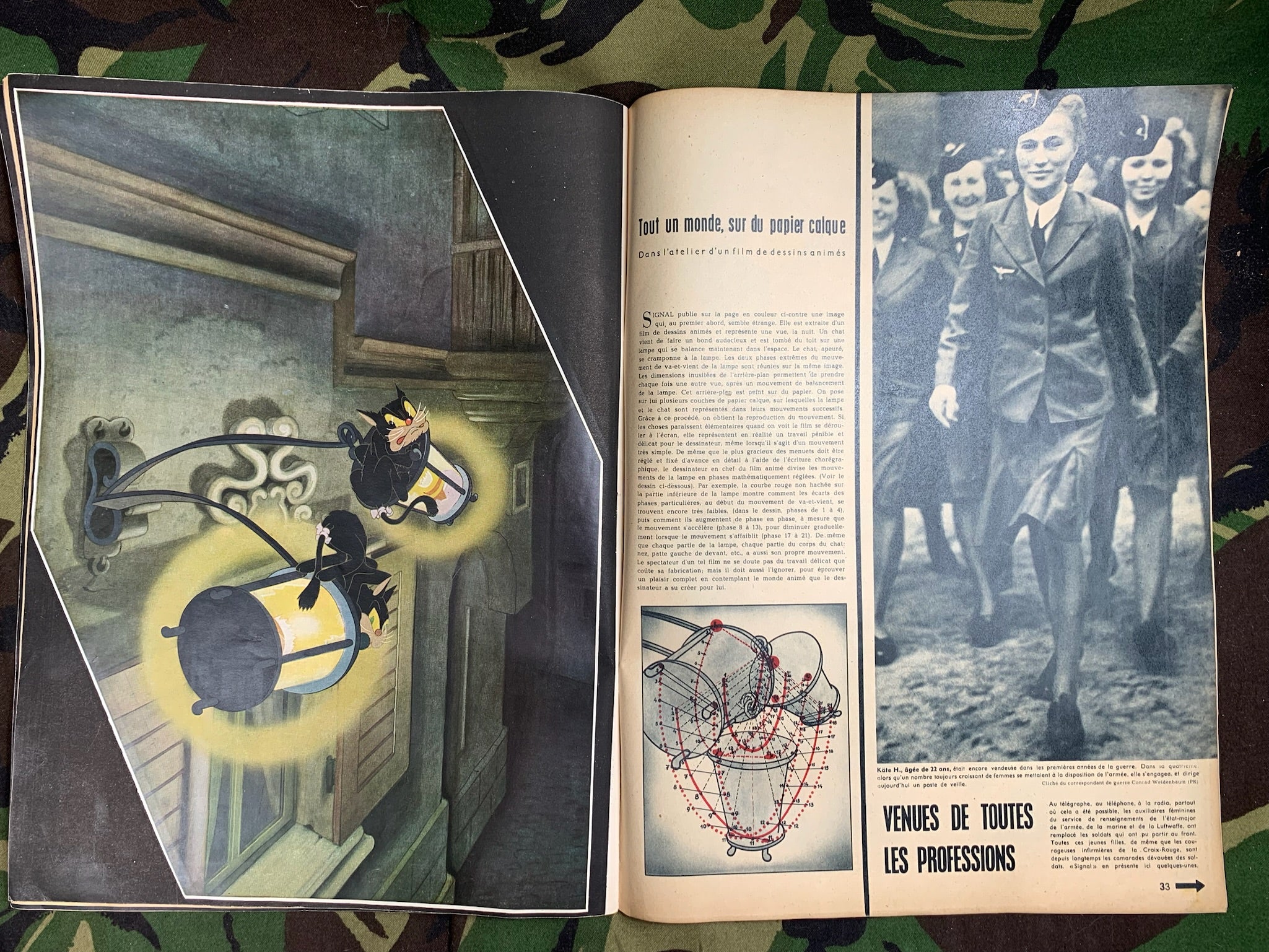 Original WW2 German Signal Magazine - No.1 1944 - The Militaria Shop