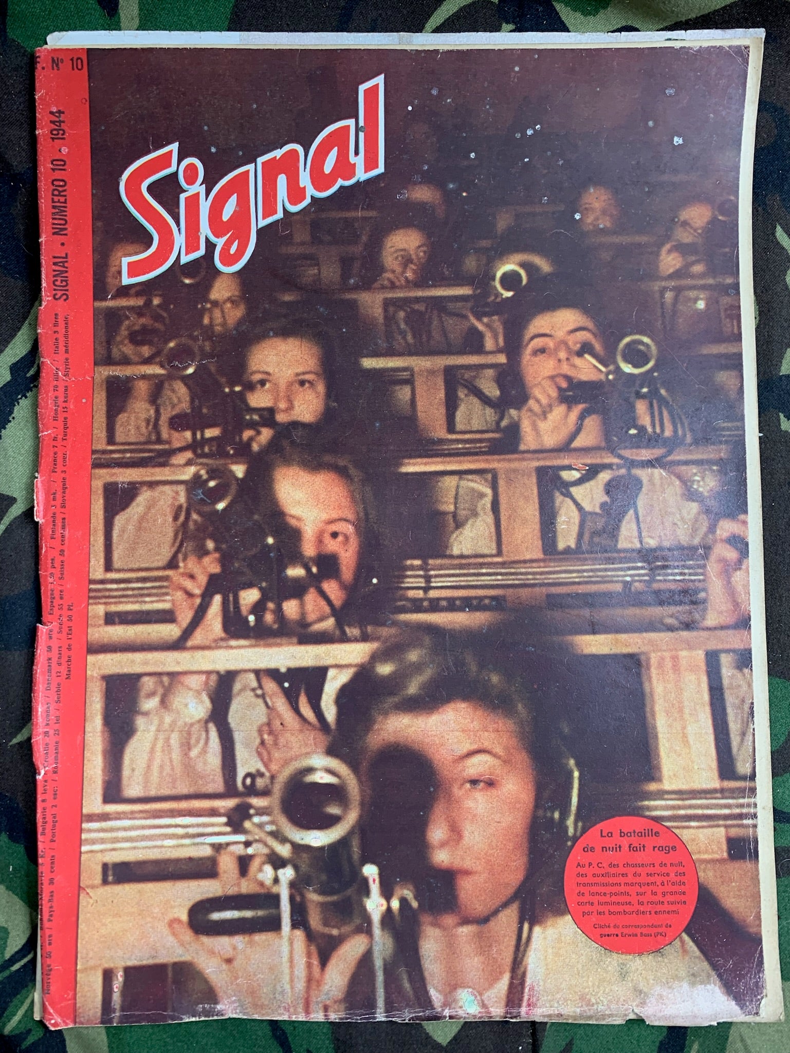 Original WW2 German Signal Magazine - No.10 1944 - The Militaria Shop