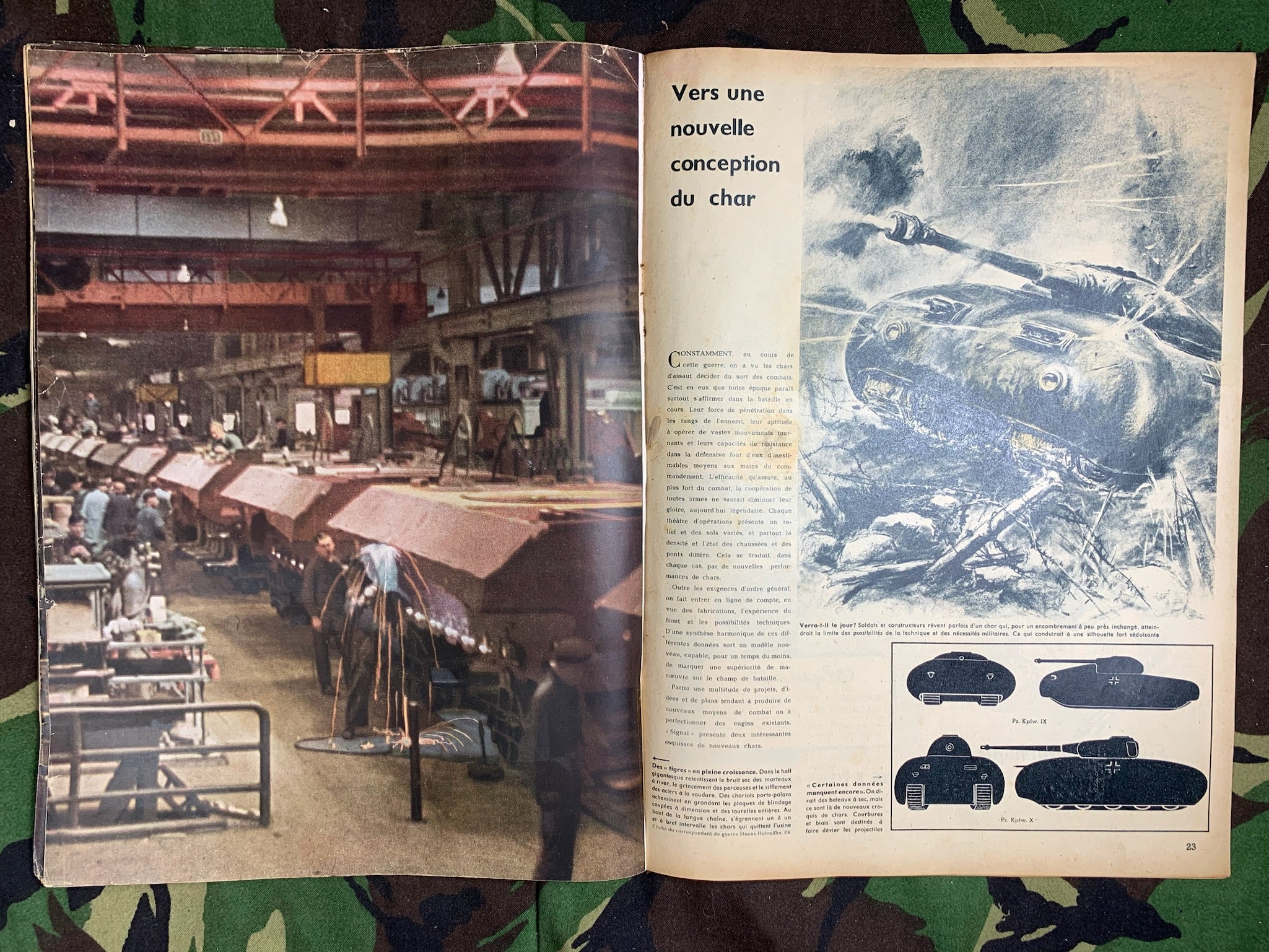 Original WW2 German Signal Magazine - No.3 1944 - The Militaria Shop