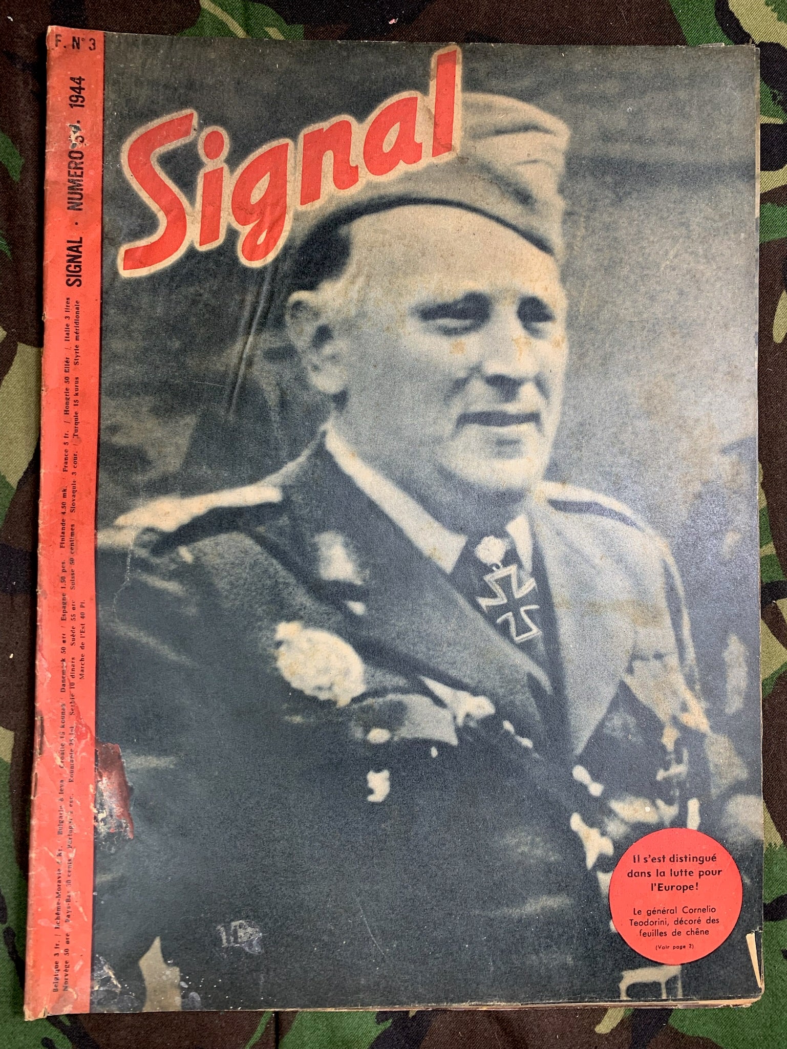 Original WW2 German Signal Magazine - No.3 1944 - The Militaria Shop