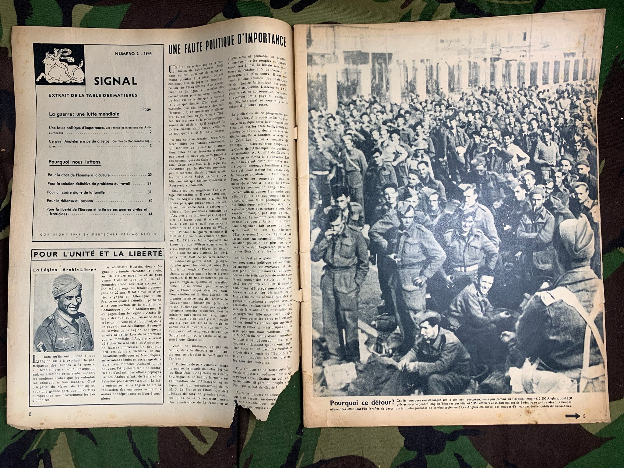 Original WW2 German Signal Magazine - No.7 1944 - The Militaria Shop