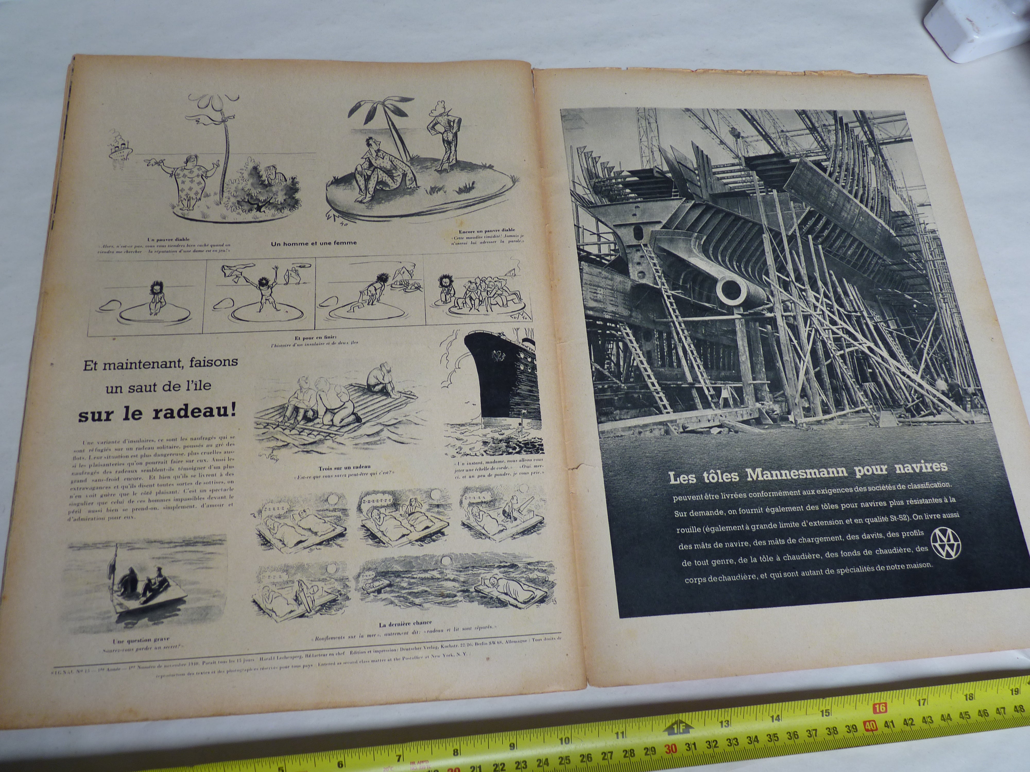 Original WW2 German Signal Magazine - November 1940 - The Militaria Shop