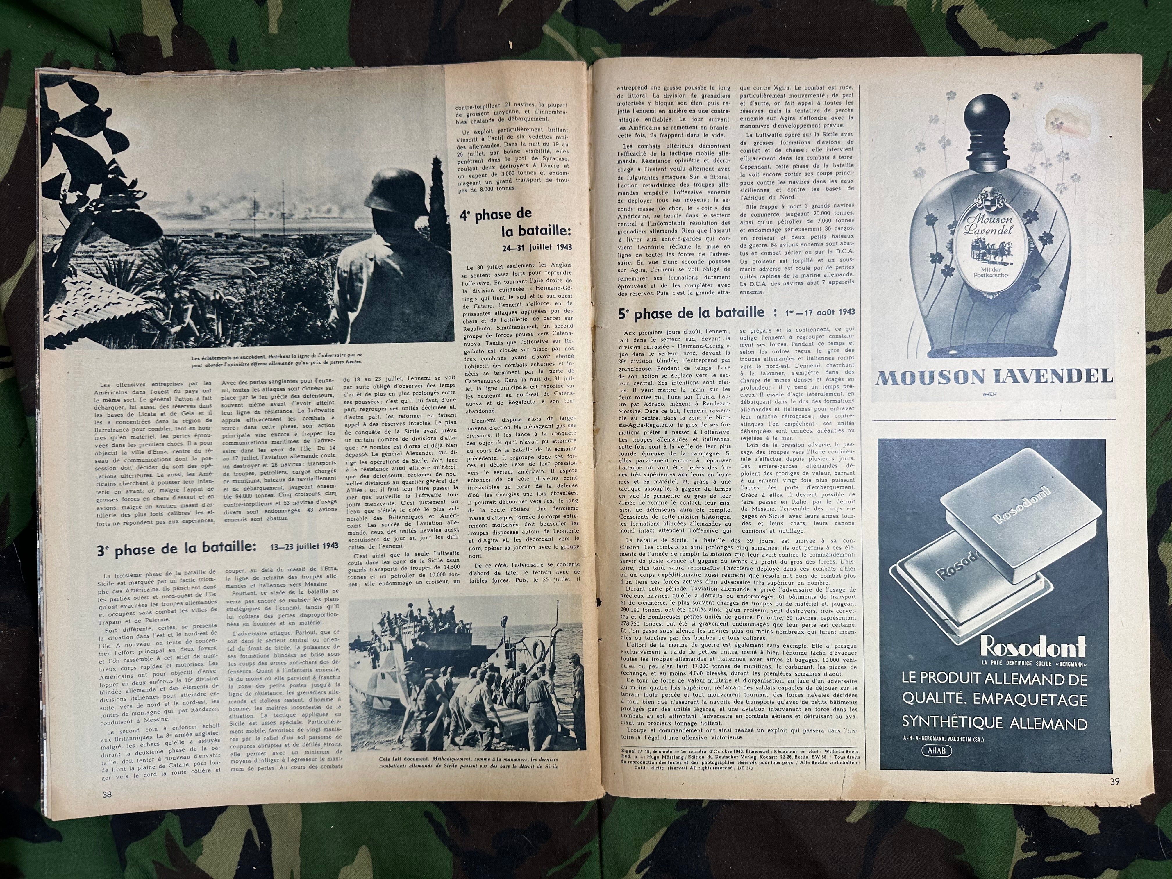 Original WW2 German Signal Magazine - October 1943 - The Militaria Shop