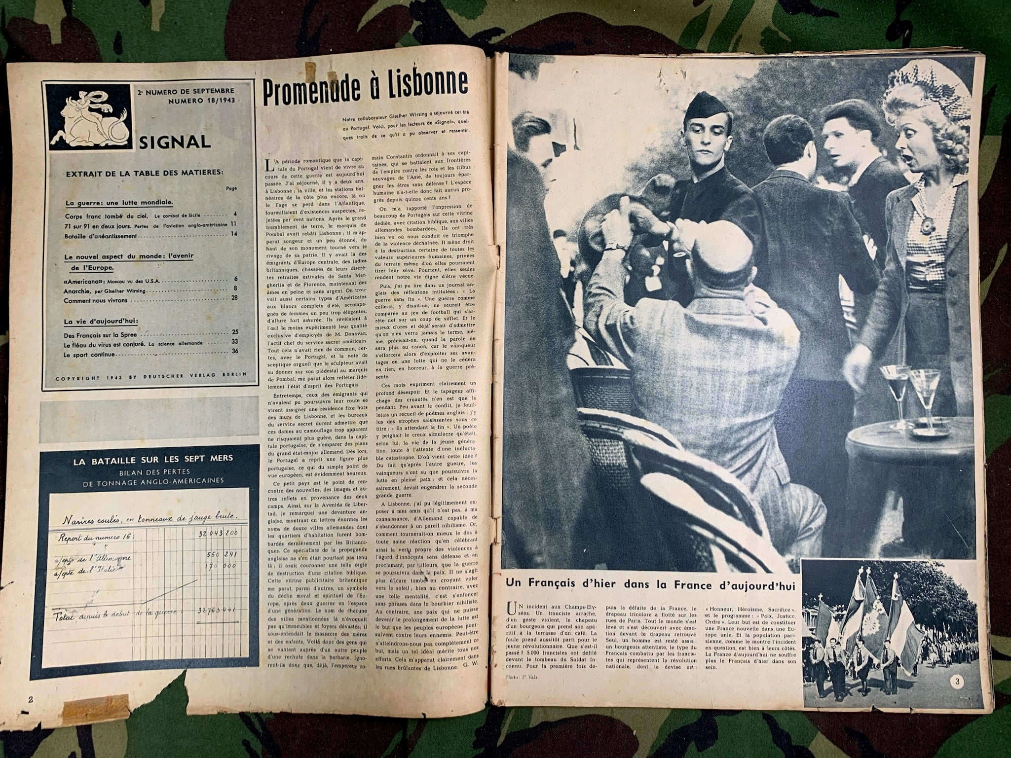 Original WW2 German Signal Magazine - September 1943 - The Militaria Shop