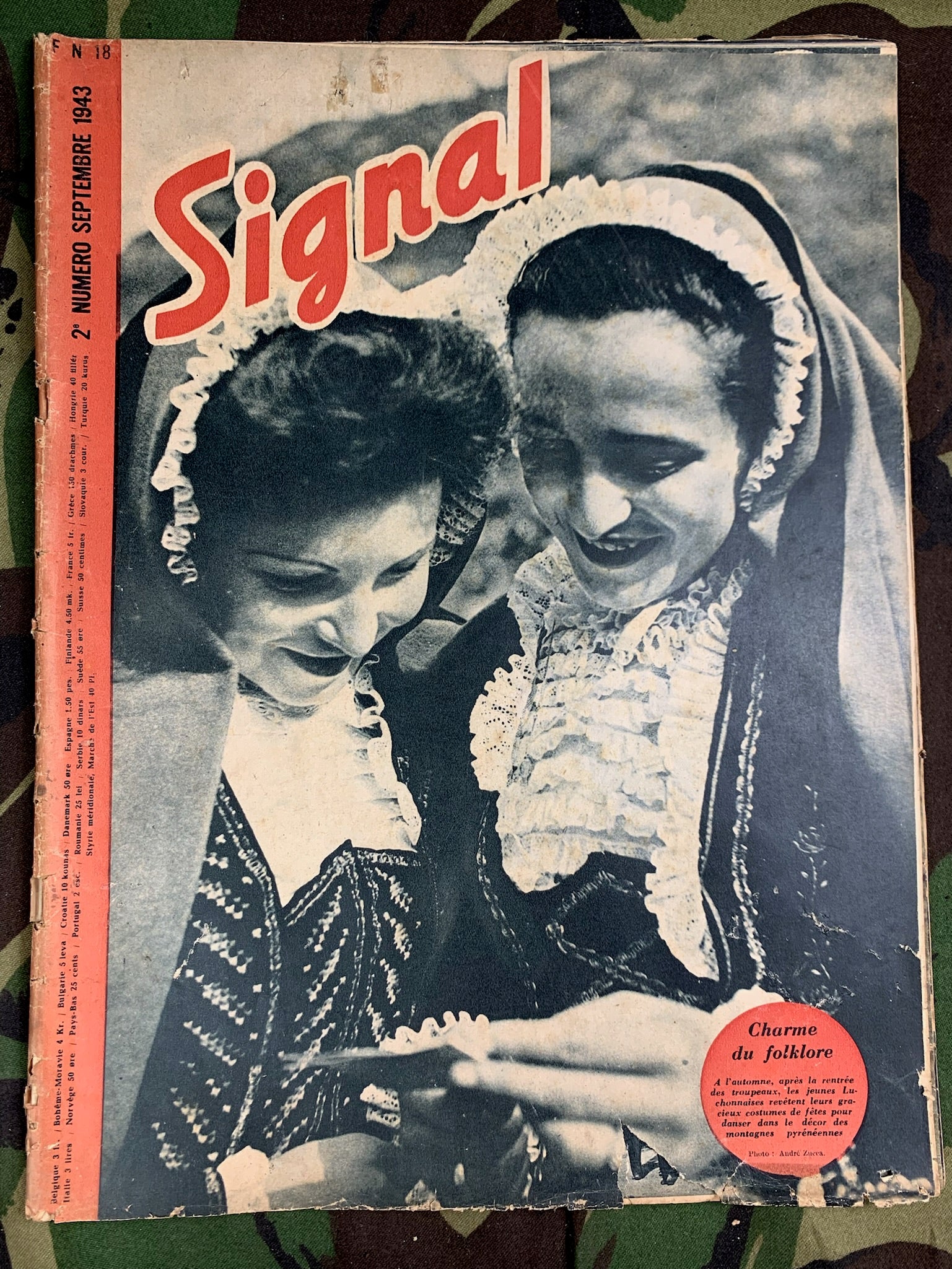 Original WW2 German Signal Magazine - September 1943 - The Militaria Shop