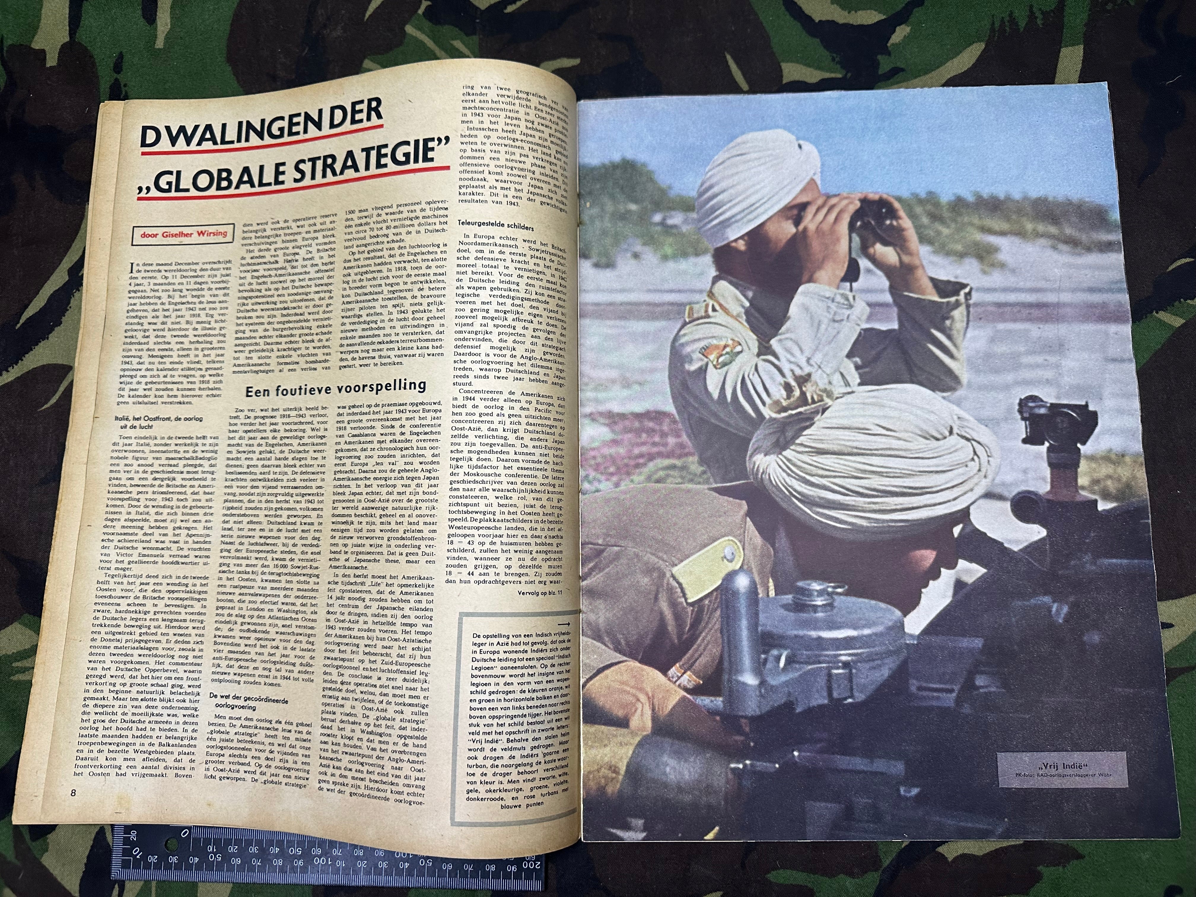 Original WW2 German Signal Propaganda Magazine - 1st December 1943 - The Militaria Shop
