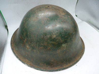 Original WW2 Mk3 Combat Helmet - British / Canadian D-Day Pattern - The Militaria Shop