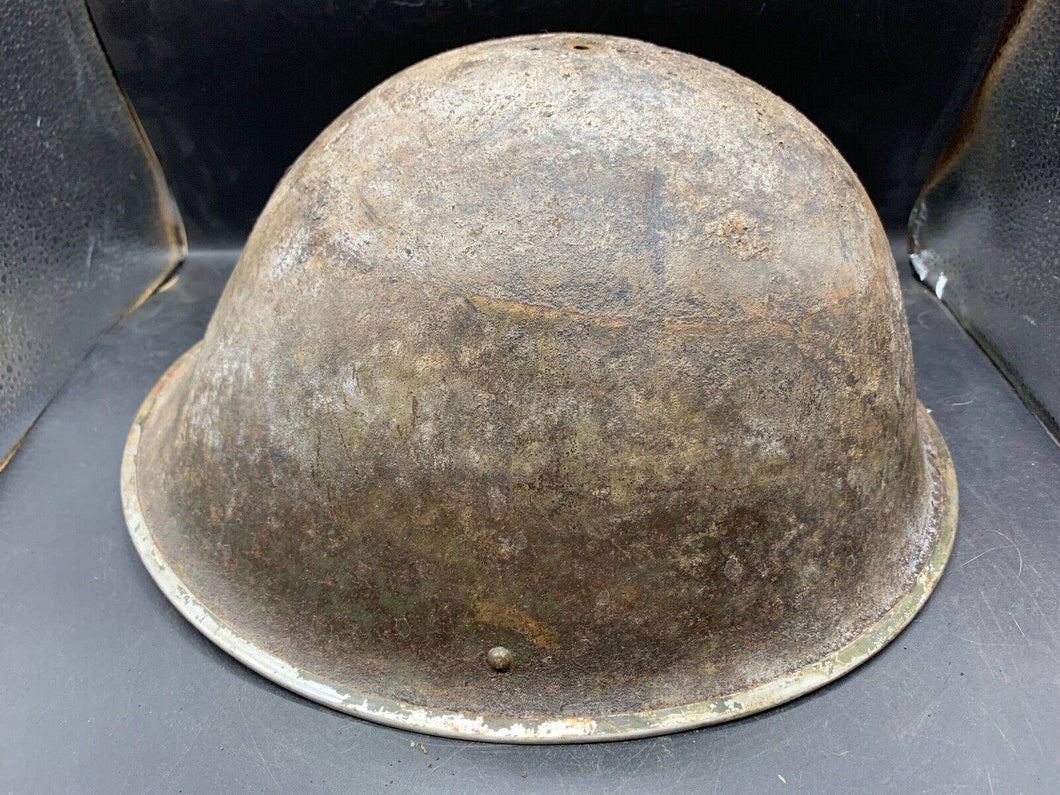 Original WW2 Onwards (1945-1952) British Army Mk4 Turtle Helmet - The Militaria Shop