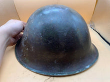 Load image into Gallery viewer, Original WW2 Onwards (1945-1952) British Army Mk4 Turtle Helmet - The Militaria Shop
