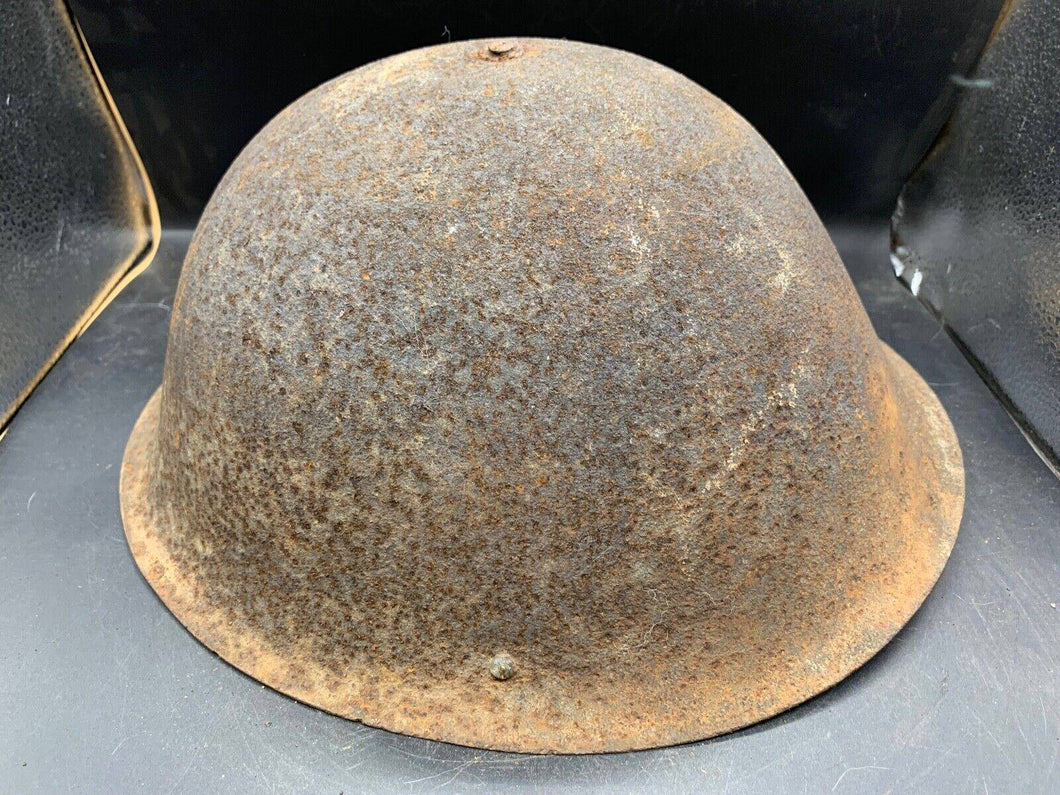 Original WW2 Onwards (1945-1952) British Army Mk4 Turtle Helmet - The Militaria Shop