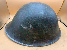 Load image into Gallery viewer, Original WW2 Onwards (1945-1952) British Army Mk4 Turtle Helmet - The Militaria Shop
