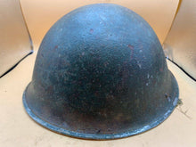 Load image into Gallery viewer, Original WW2 Onwards (1945-1952) British Army Mk4 Turtle Helmet - The Militaria Shop
