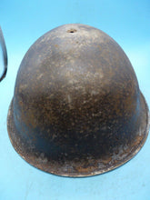 Load image into Gallery viewer, Original WW2 Onwards British Army Mk4 Turtle Helmet - The Militaria Shop
