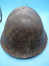 Load image into Gallery viewer, Original WW2 Onwards British Army Mk4 Turtle Helmet - The Militaria Shop
