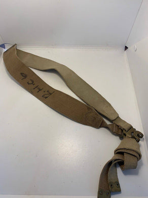 Original WW2 Pattern British Army L Straps Pair - 37 Pattern Webbing Haversack - The Militaria Shop