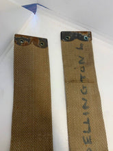 Load image into Gallery viewer, Original WW2 Pattern British Army L Straps Pair - 37 Pattern Webbing Haversack
