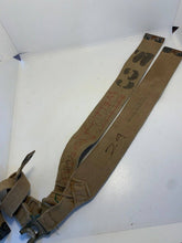 Load image into Gallery viewer, Original WW2 Pattern British Army L Straps Pair - 37 Pattern Webbing Haversack
