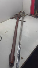 Charger et lire la vidéo dans la visionneuse de la Galerie, Original WW2 British Army Royal Artillery Officers Sword - George VI
