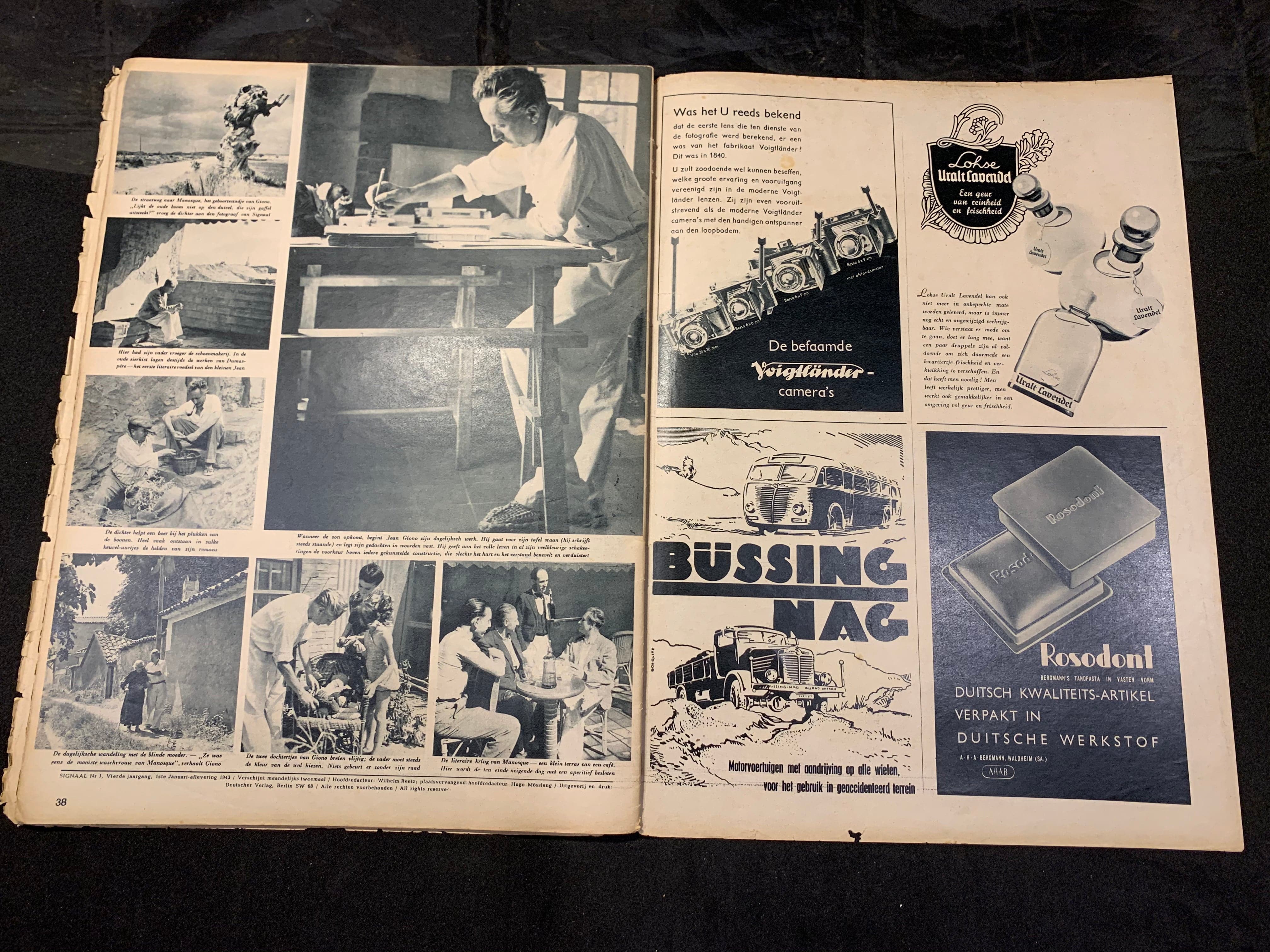 Signaal Magazine Original WW2 German - 1st January 1943 - #91 - The Militaria Shop