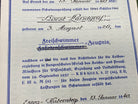 WW2 German Army Signed Swimming Paperwork with signature and good stamp - 1940. - The Militaria Shop
