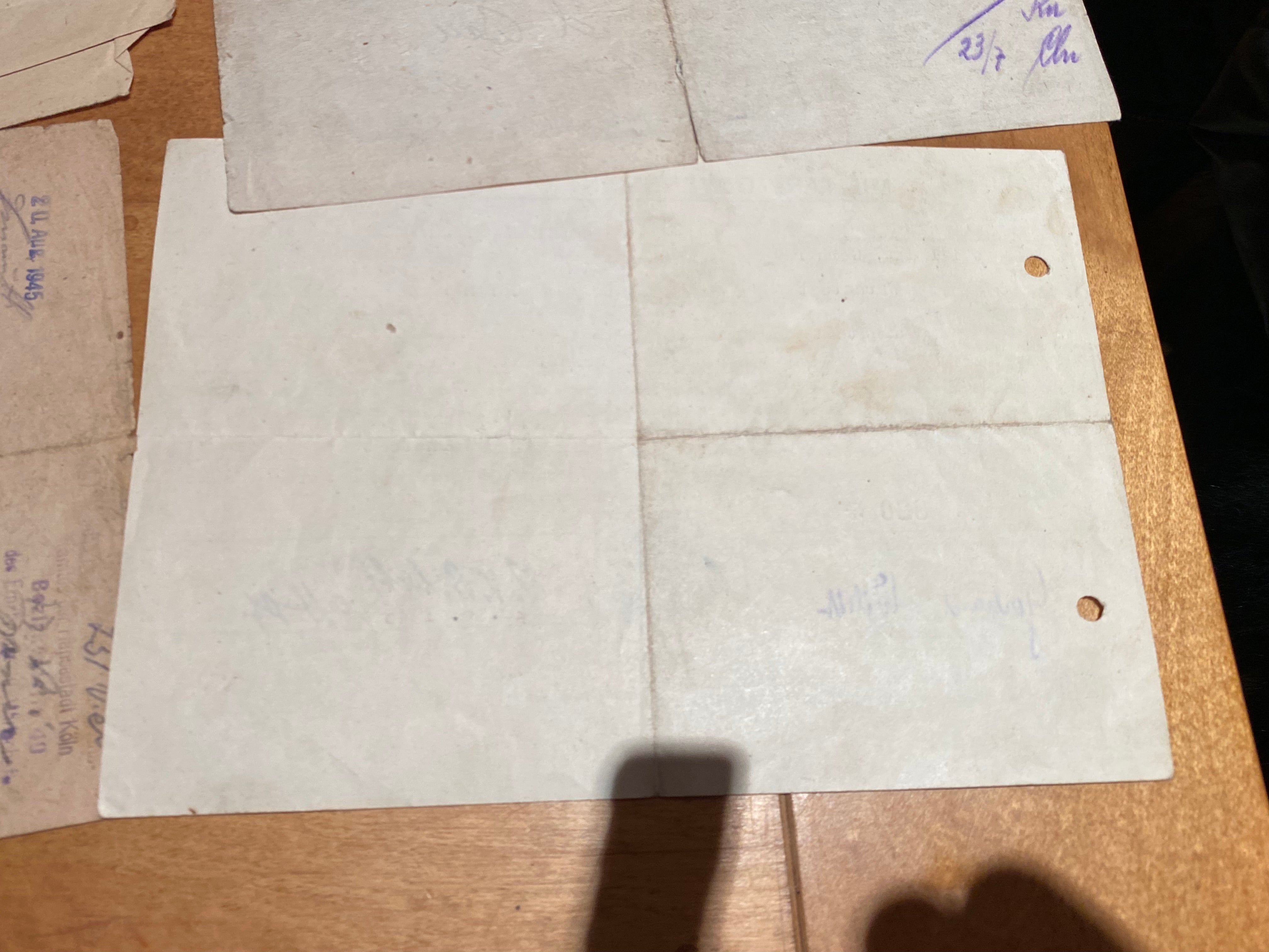 WW2 German / British Occupation of Germany - Military Documents. Interesting Group. - The Militaria Shop
