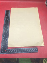 Load image into Gallery viewer, WW2 German Document Dated 1934. Interesting Original Paper with Stamp. - The Militaria Shop
